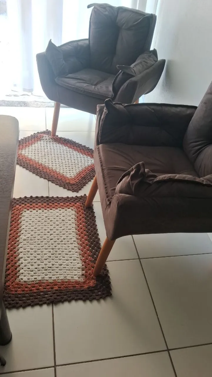 Poltronas confortáveis e elegantes