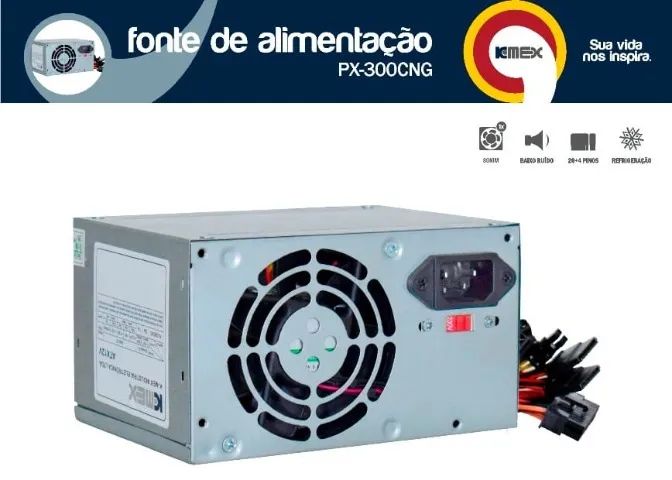 Fonte de Alimentação Atx 200w C Cabo de Força- Px-300cng (Entrega Grátis)