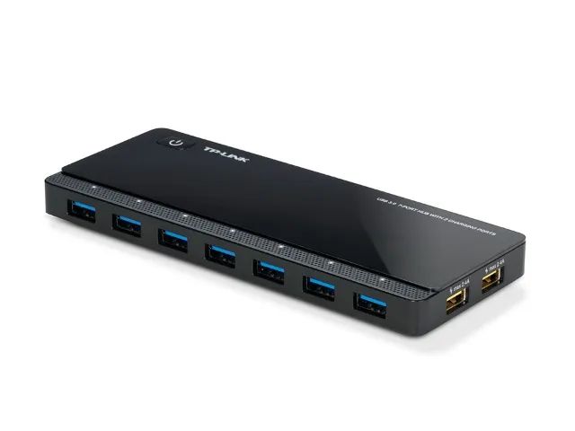 Hub USB 3.0 TP-Link com Fonte Externa (7+2 Portas) [Novo]