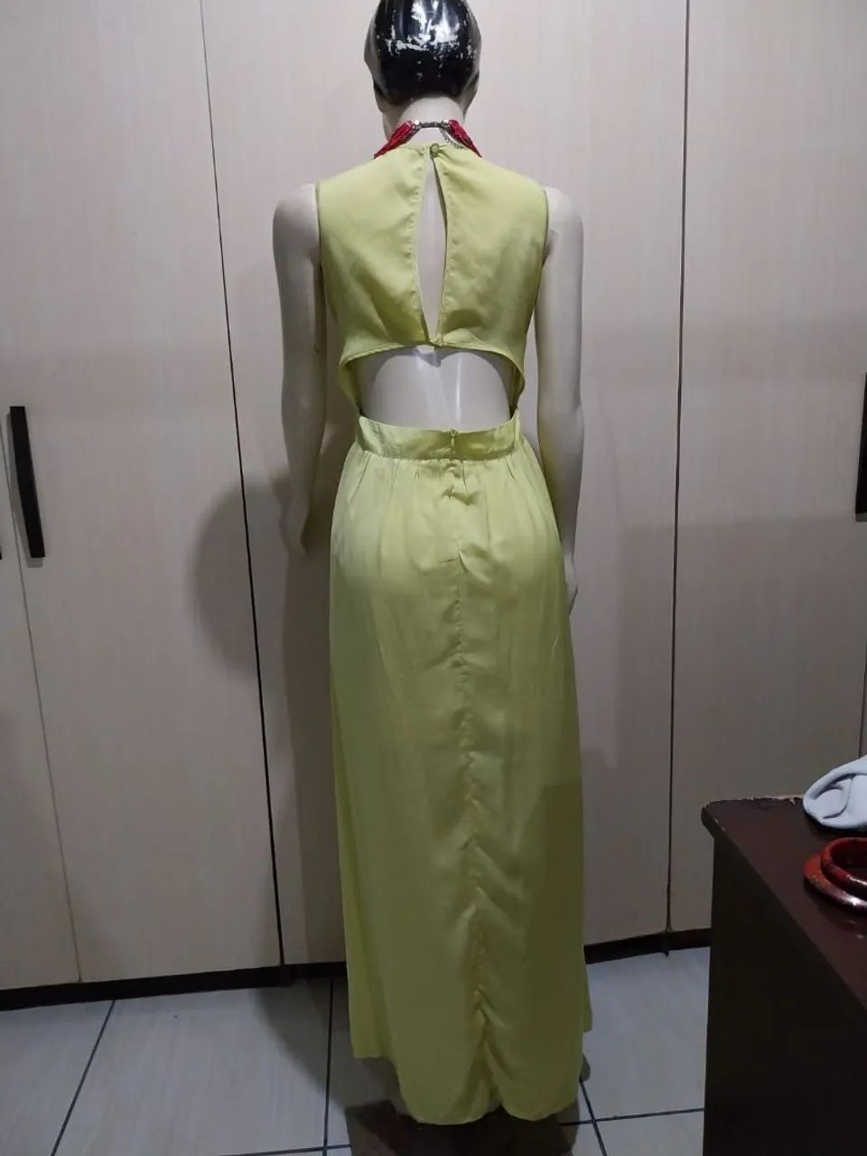 Vestido Longo Amarelo Elegante - Foto 2