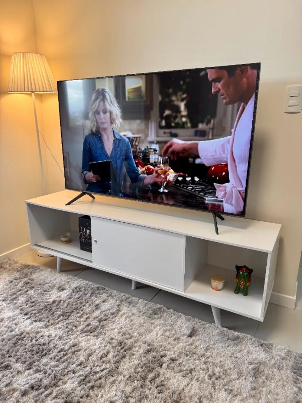 Rack para TV - 1,60 cm de comprimento branco