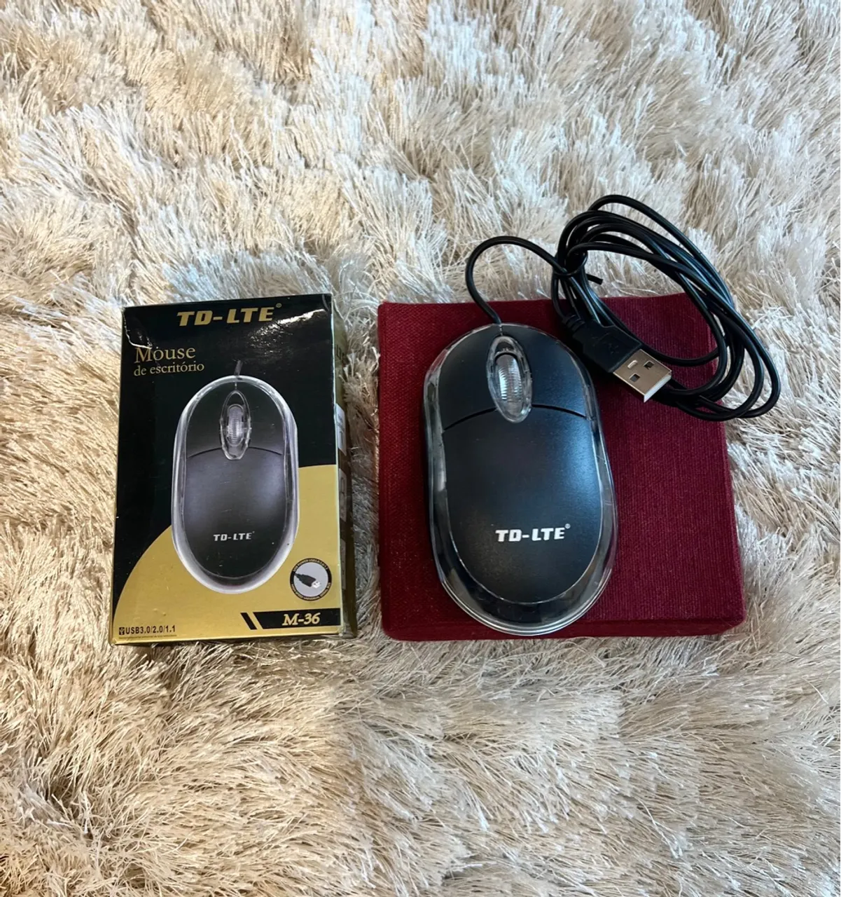 Mouse USB com Fio 800 DPI