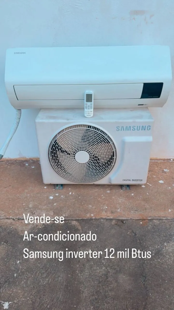 Ar-condicionado Samsung Inverter 12 mil BTUs