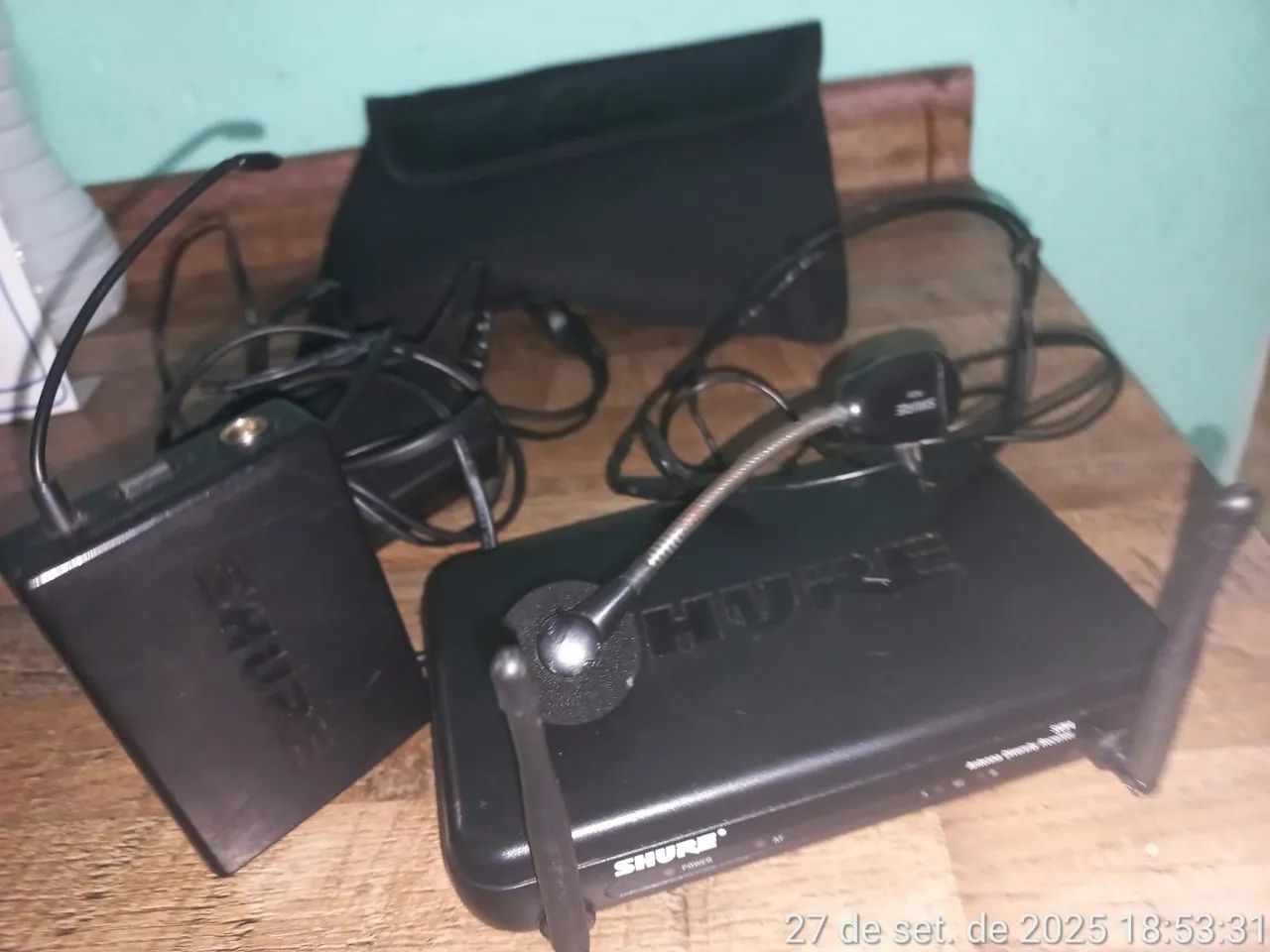 Microfone Shure sem fio64220030675713122