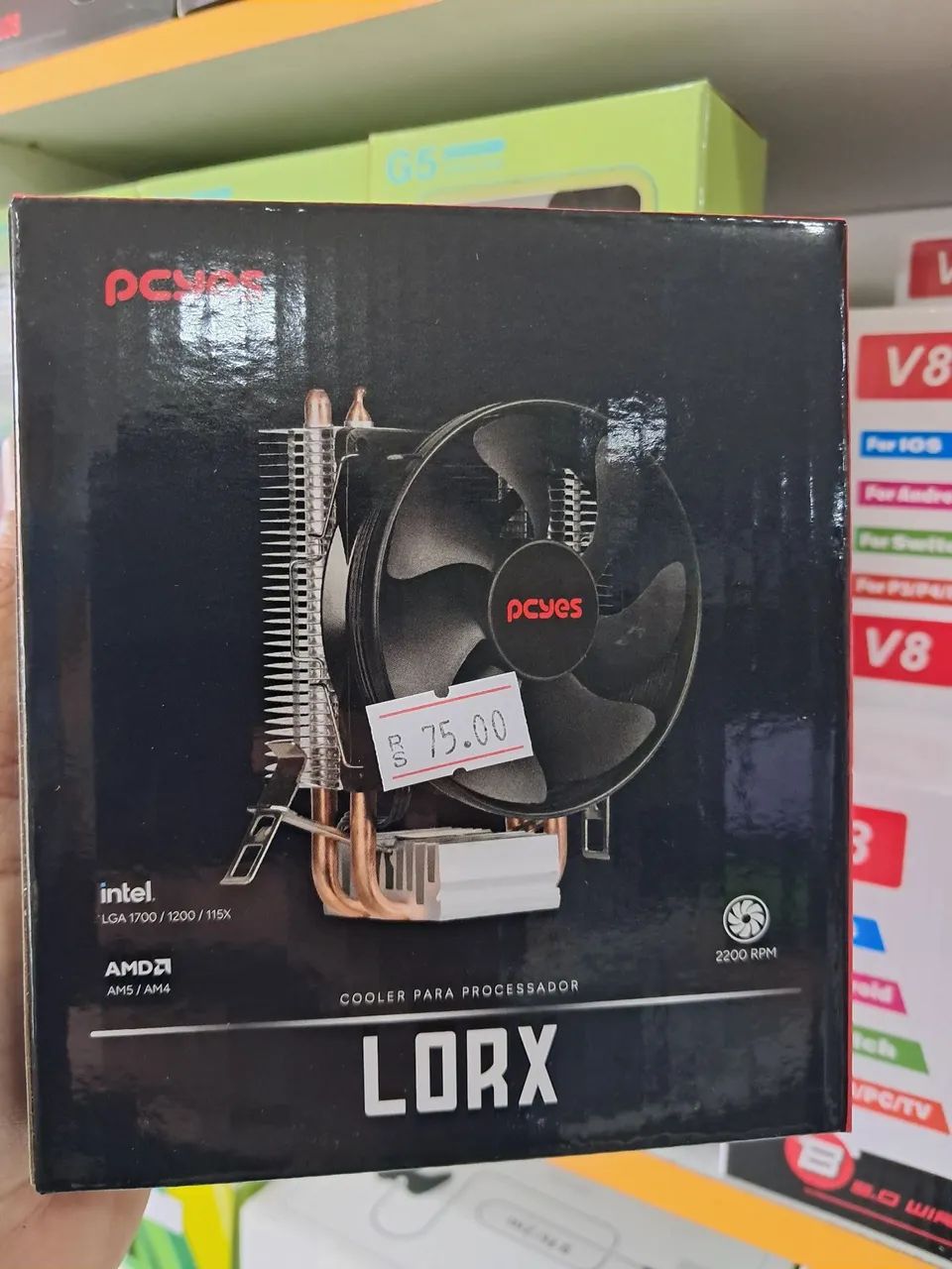 Cooler para Processador PCYES LORX - R$ 75,00