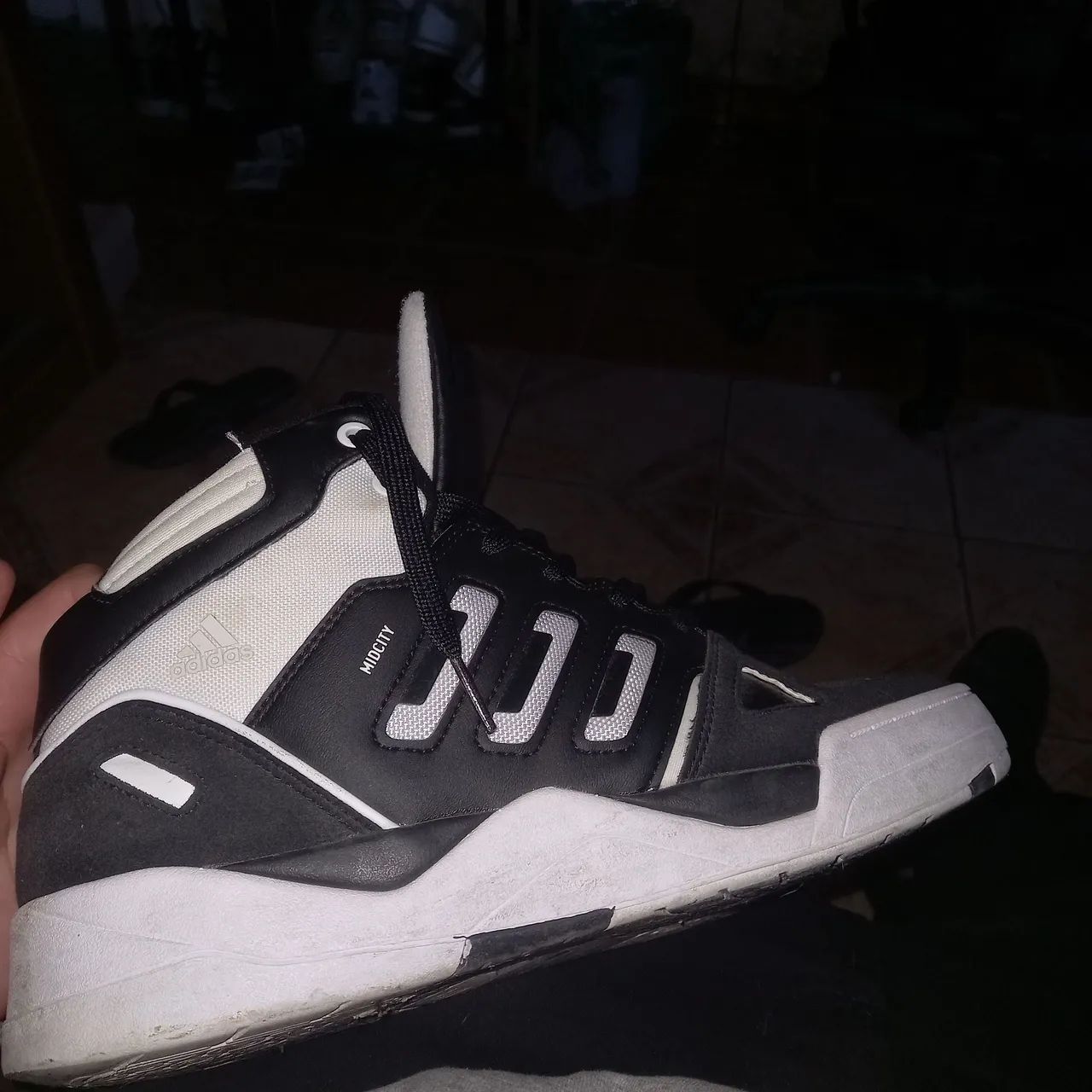 Adidas Streetball Preto e Branco Calçados Guaianazes, São