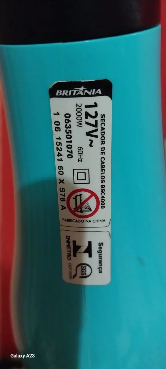 Secador de cabelo Britânia Bsc 4000 2000w - Foto 4