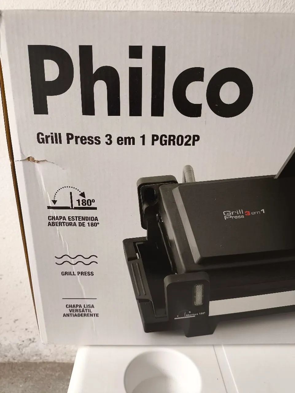 Grill Press Philco 3 em 1