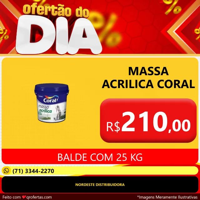 MASSA ACRILICA CORAL - BALDE 25 KG  - Foto 5
