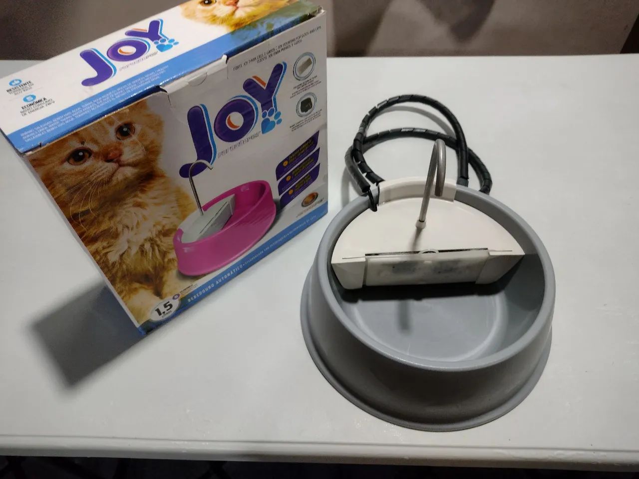 Bebedouro Automático 1,5 Litros - Fonte Joy P/ Gatos e Cães - Foto 3