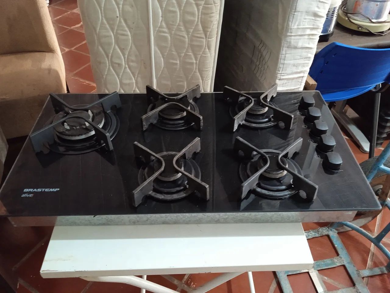 Coqtop de 5 bocas semi novo marca Brastemp  - Foto 2