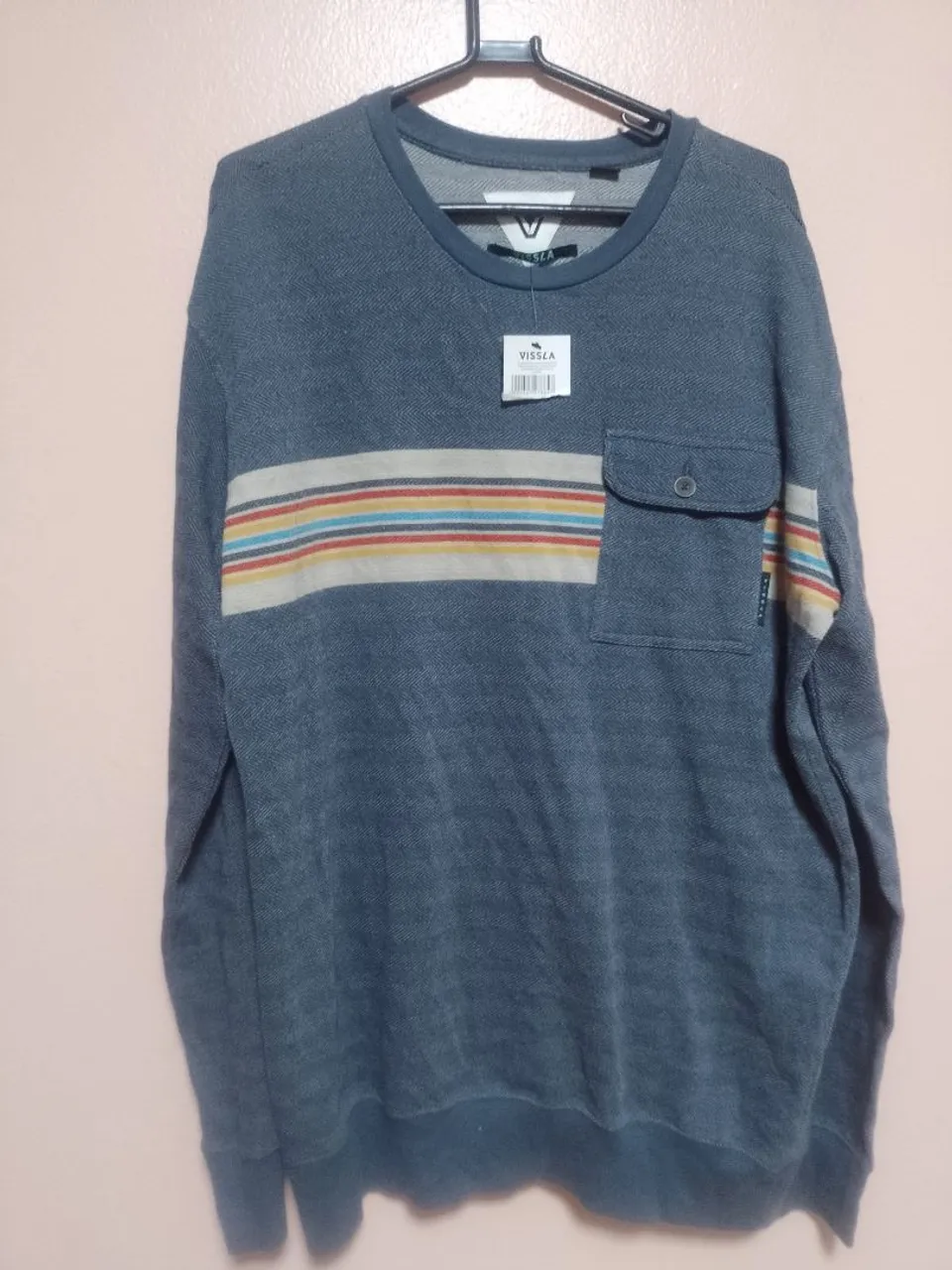 Manga longa Vissla Azul versão Índia