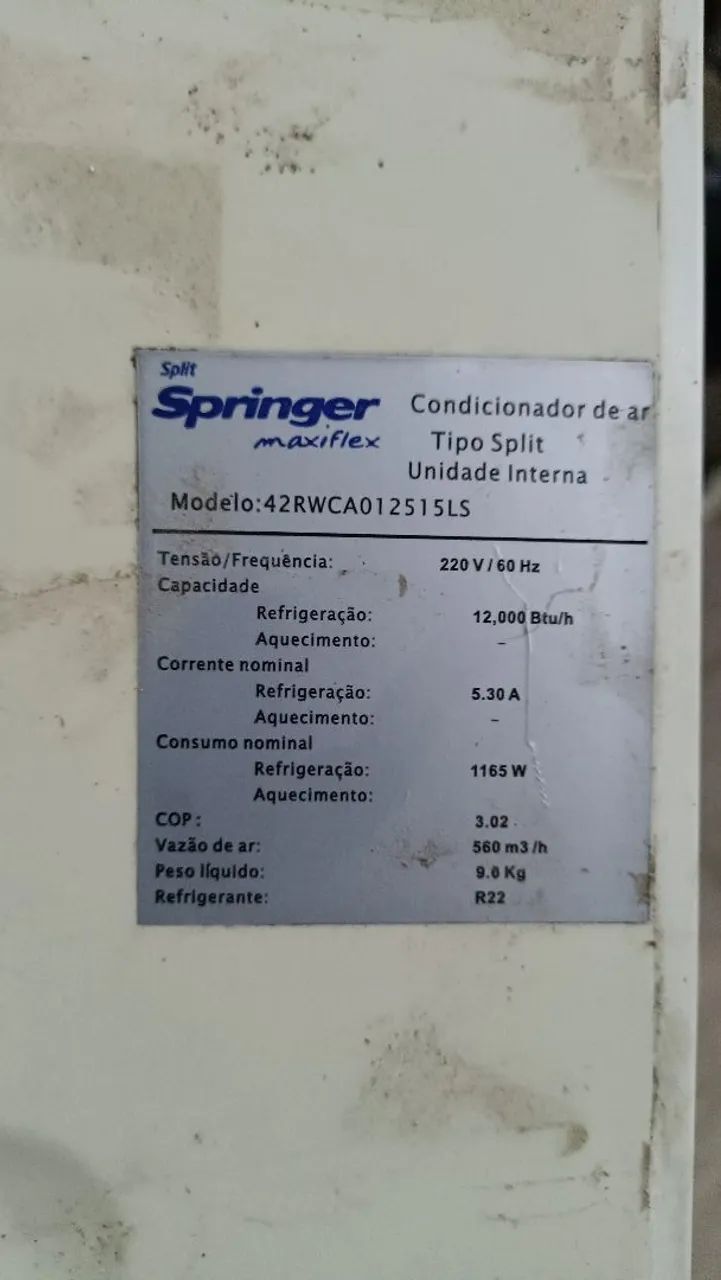 Serpentina da evaporadora split Springer  maxiflex - Foto 3