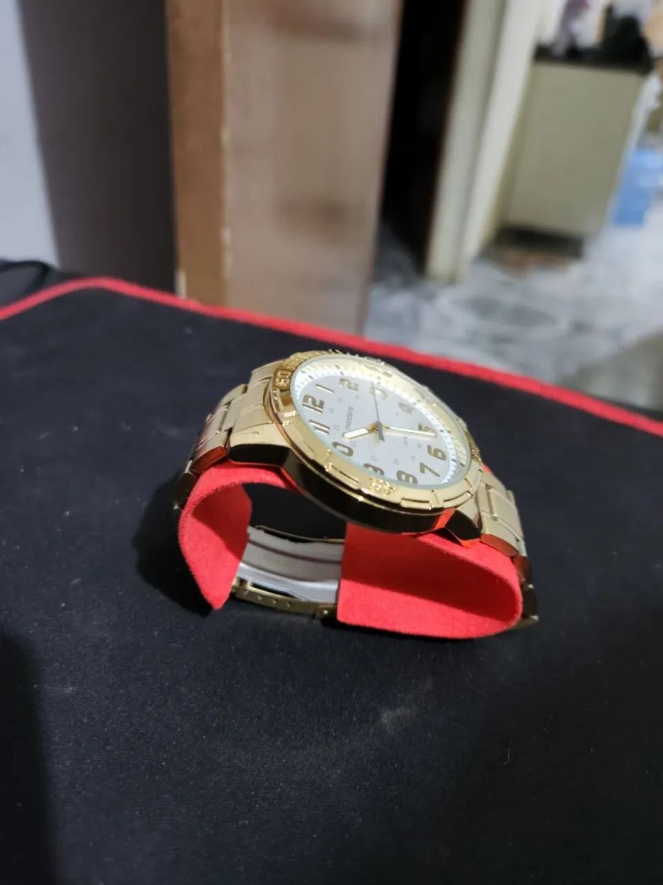 Relógio Mondaine Dourado Original - Foto 3