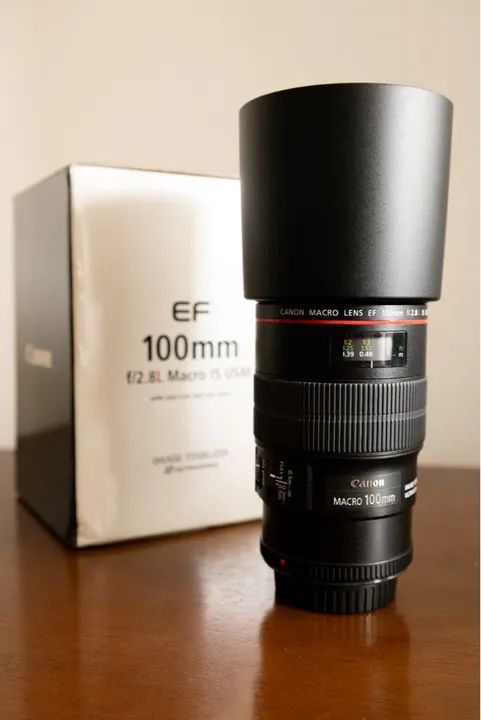 Lente Canon EF 100mm f/2.8L Macro IS USM - Foto 3