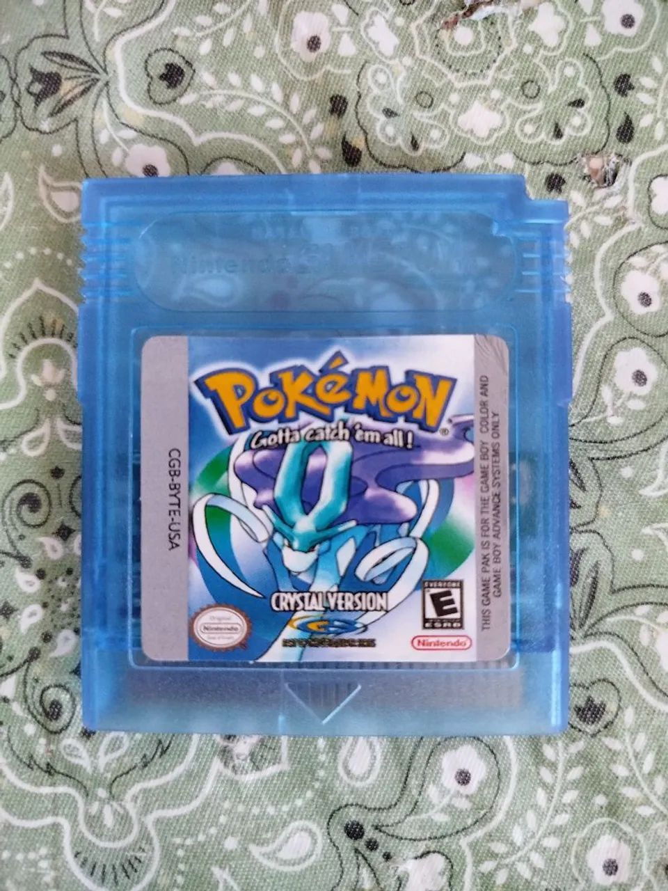 Pokemon Crystal Version - Game Boy Color paralelo