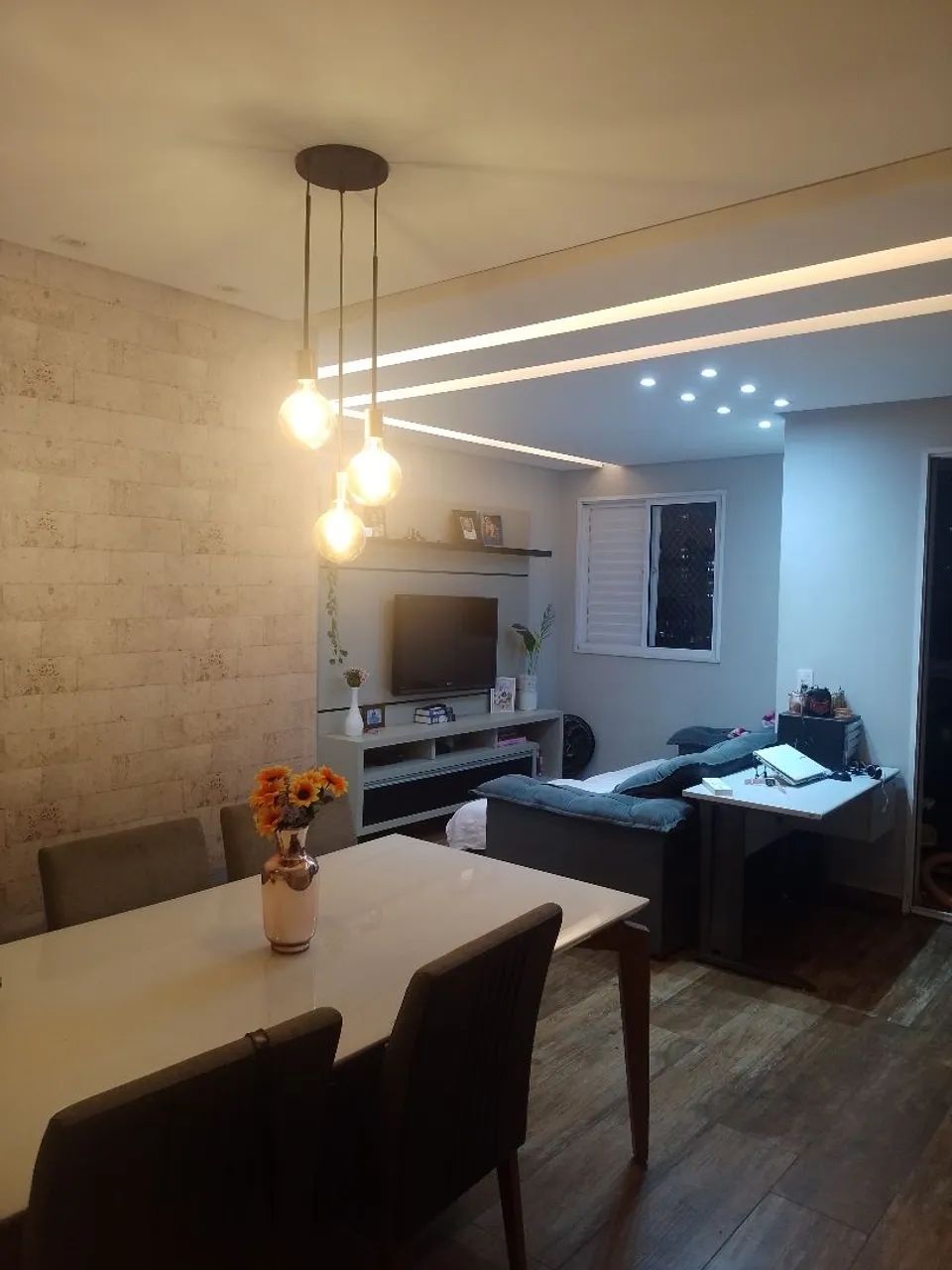 Mesa de jantar em laca e vidro 6 lugares - Foto 5