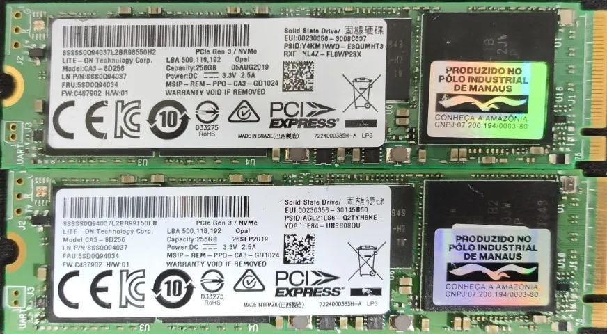 SSD M2 Nvme 256gb Lite-On