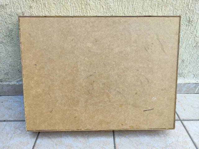 Bandeja de MDF Cru Grande com Alças Laterais para Artesanato, Decoração e Organização - Foto 3