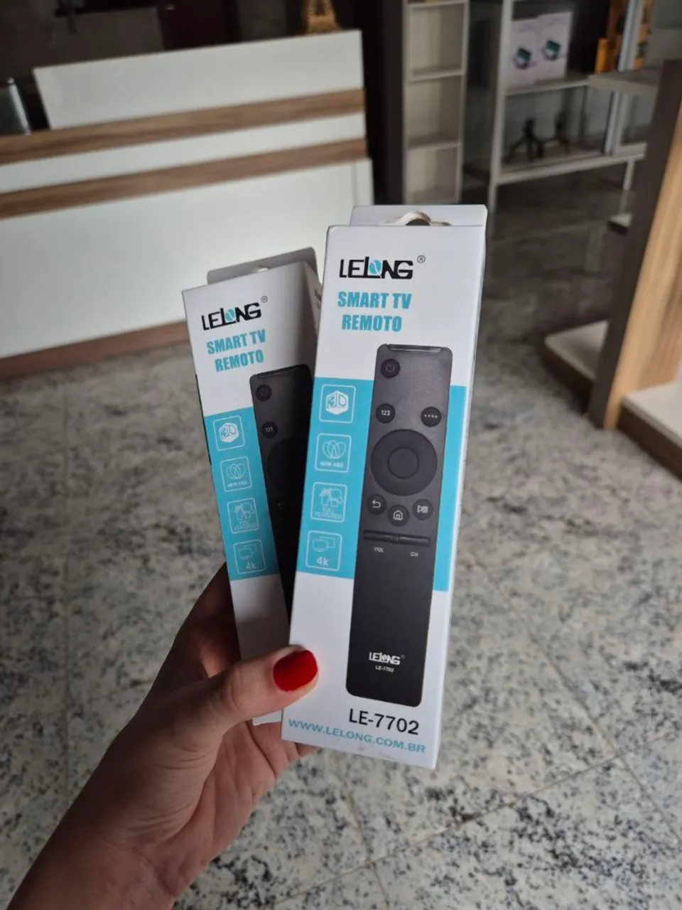 Controle Remoto Smart TV Lelong LE-7702 - Original