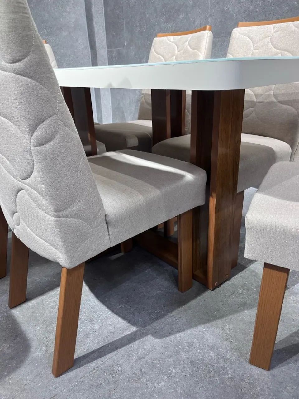 CONJUNTO DE MESA DE JANTAR SETRA 6 CADEDIRAS  - Foto 3