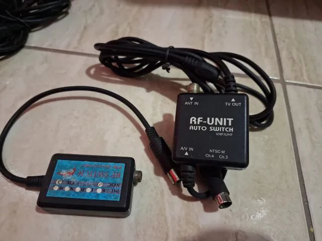 2 cabos RF para sega saturn