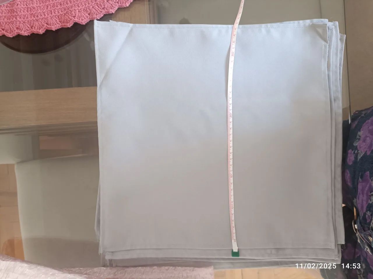 Guardanapo de Mesa Cinza para Bife novo  - Foto 3