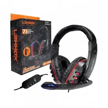 Fone de Ouvido Headset Gamer Usb Com Microfone E Led Lehmox - Unidade  - Foto 3