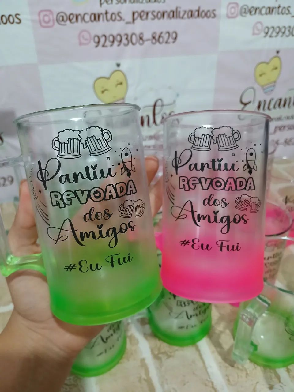 Copos. Taças,  canecas de porcelana 