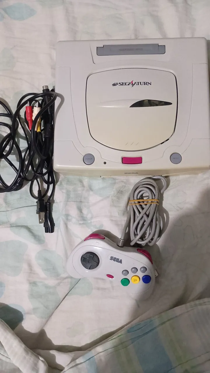 Sega Saturn - Console Completo,jogo original , controle, bloqueado