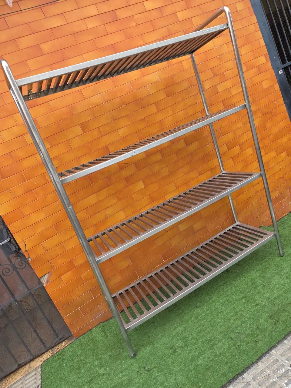 Estante prateleira inox 304 reforçada 