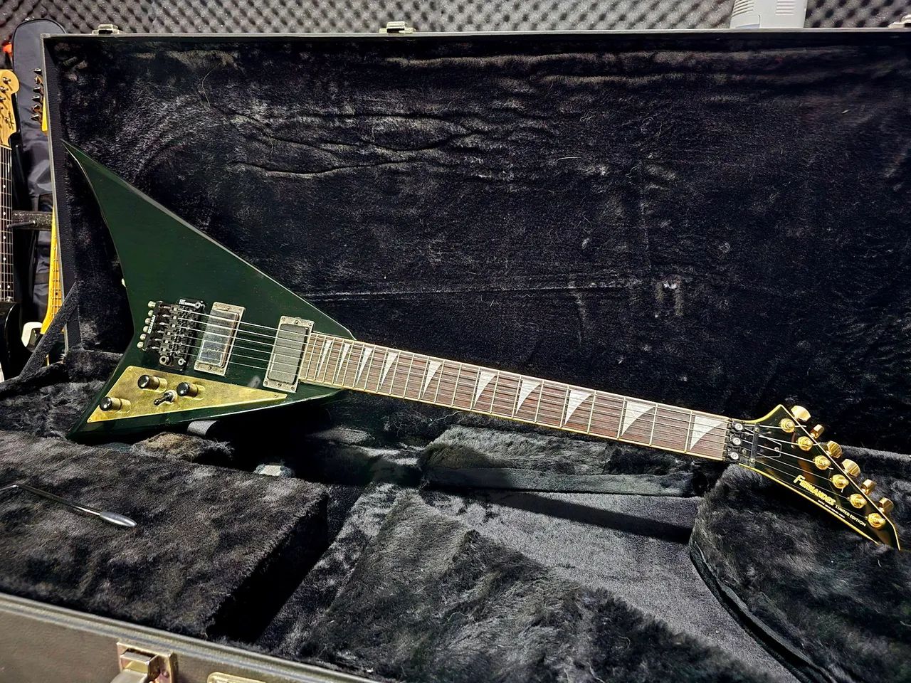 guitarra Fernandes Flying v Randy Rhoads rr js100 japan 1985 /ñ
