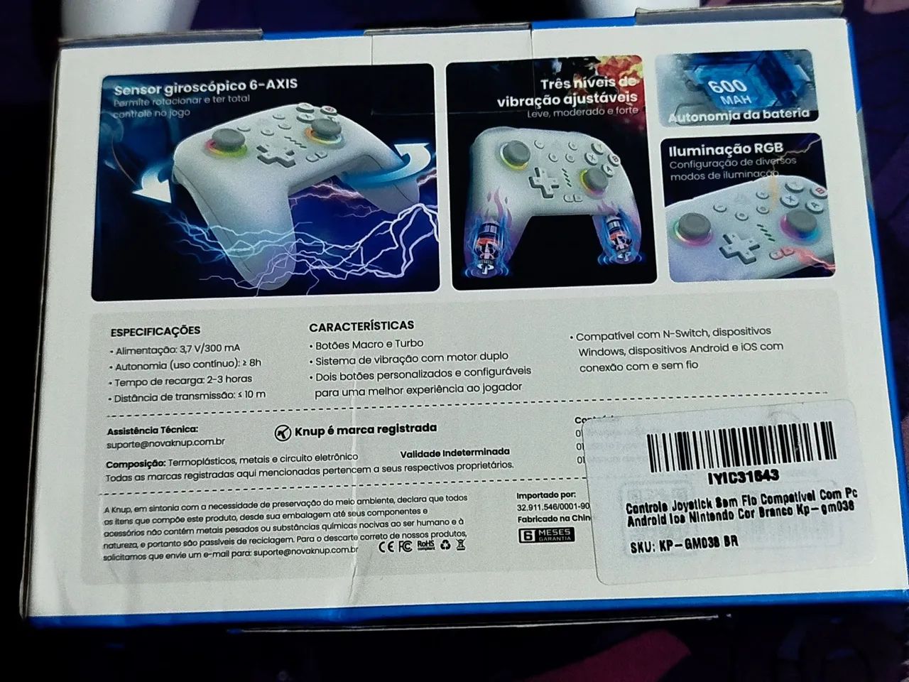 Knup Wireless Controller KP-GM21864308649638787125