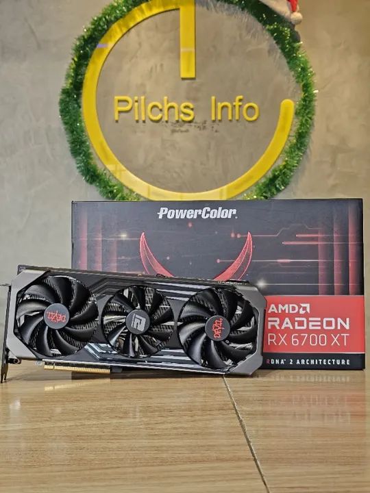 RX 6700 XT 12GB Red Devil - Loja física - Garantia - Olx Pay