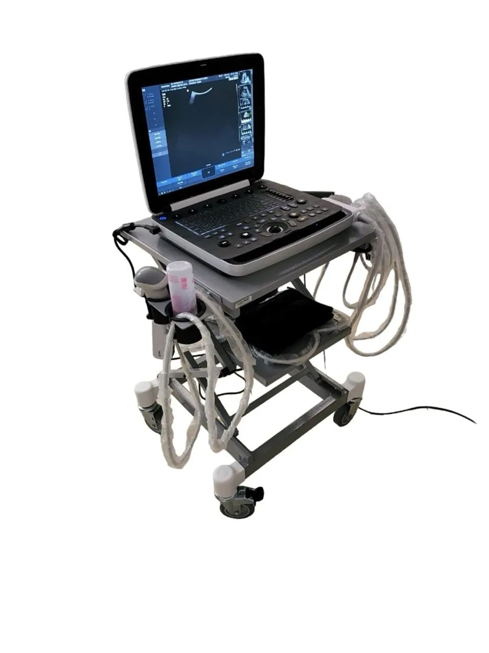 Carro Suporte Rack Mesa Pistão Para Ultrassom Portátil - NOVO