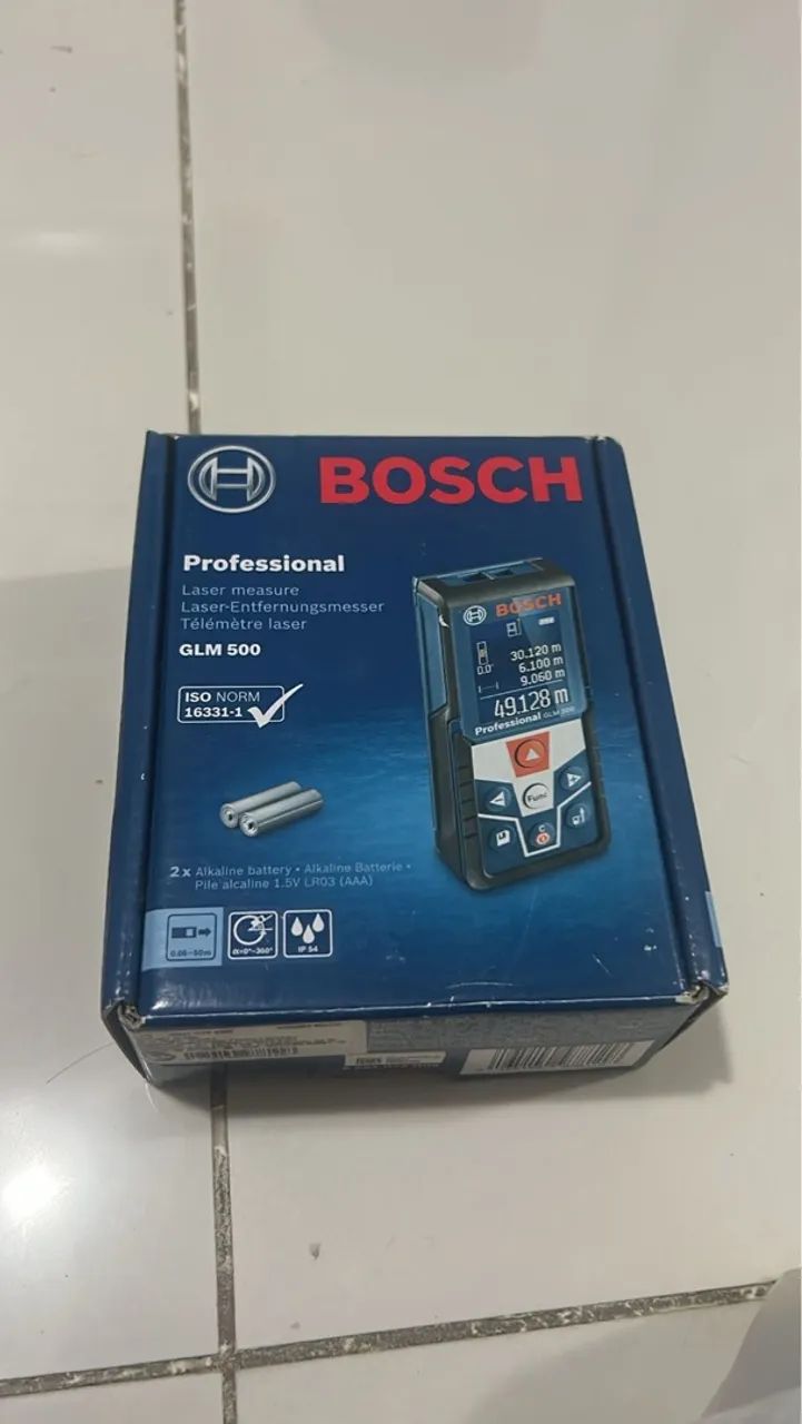 Trena original a Laser Bosch GLM 500 - Profissional- Novo