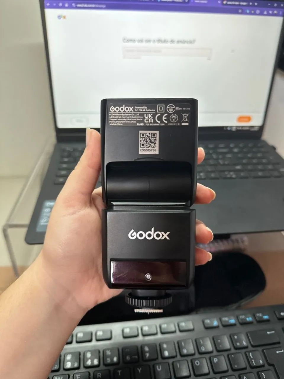 Flash Godox TT350 para Canon