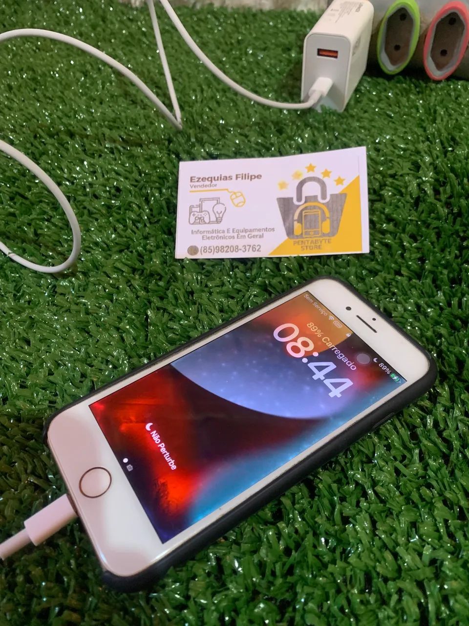Cabo IPhone USB C Novo Imperdível! - Foto 5