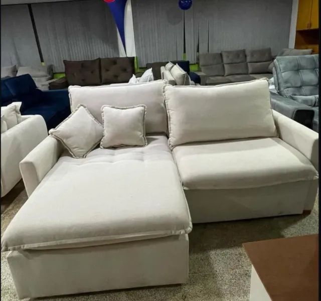 Sofá Cama Retrátil e Reclinável 2,64m DIVIDIMOS EM ATE 10X SEM JUROS - Foto 2