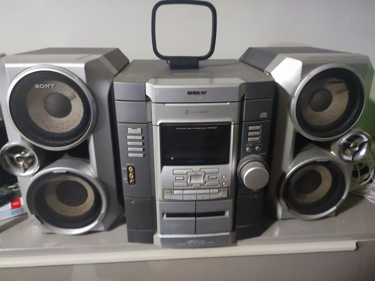 Som Sony com 3 CD Player