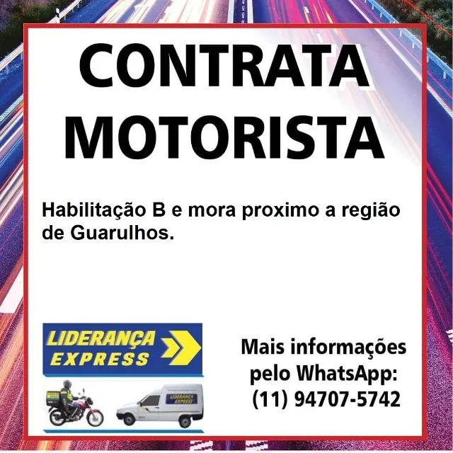 Motorista para Guarulhos