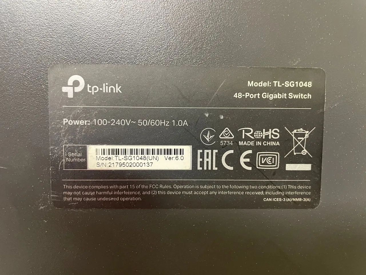 Switch TP-Link TL-SF1048 vários modelos  - Foto 6