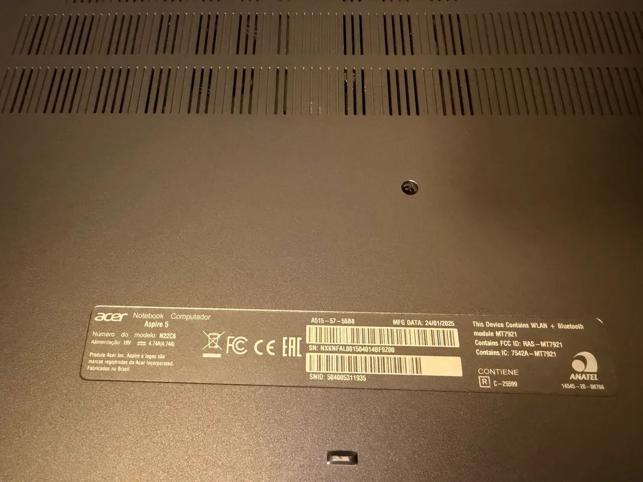 Notebook aspire 5 i5 12450h - Foto 2