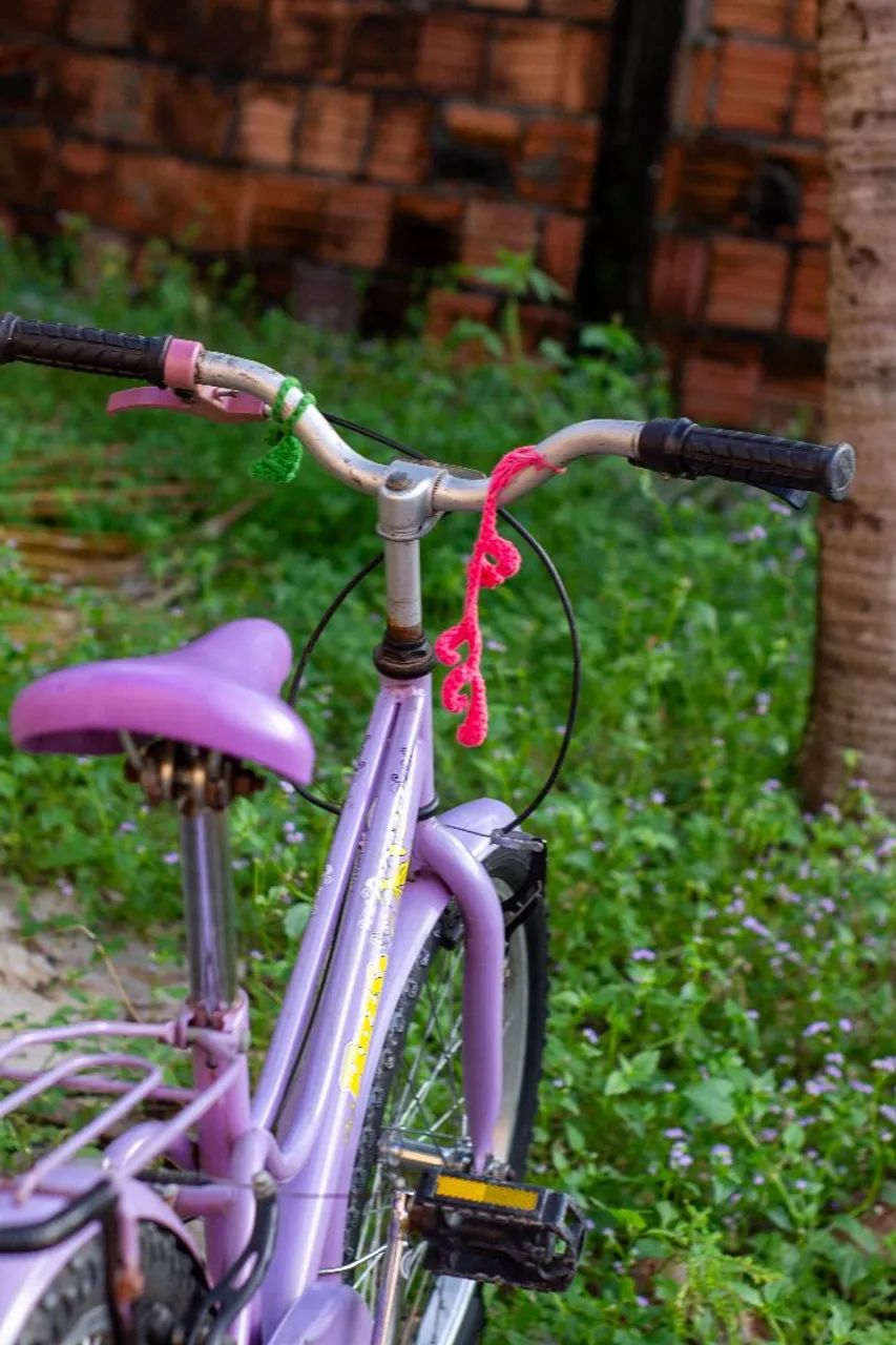 Bicicleta Aro 20 cor Lilás  - Foto 3