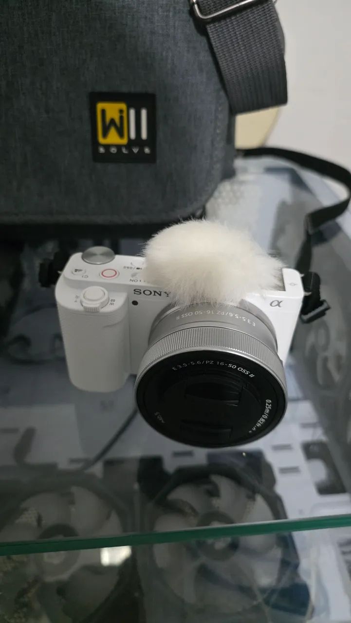 Sony ZV-E10 Cor Branca + garantia + lente 16-50 Nova + Nota Fiscal  - Foto 6