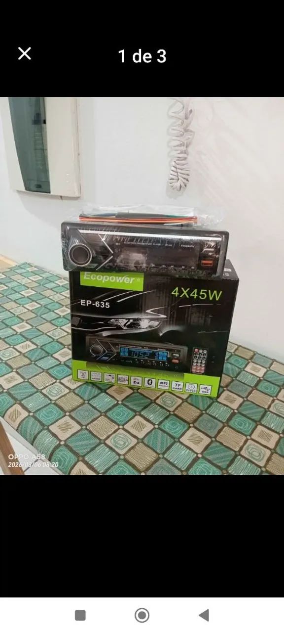 Rádio bluetooth de Ca  - Foto 4
