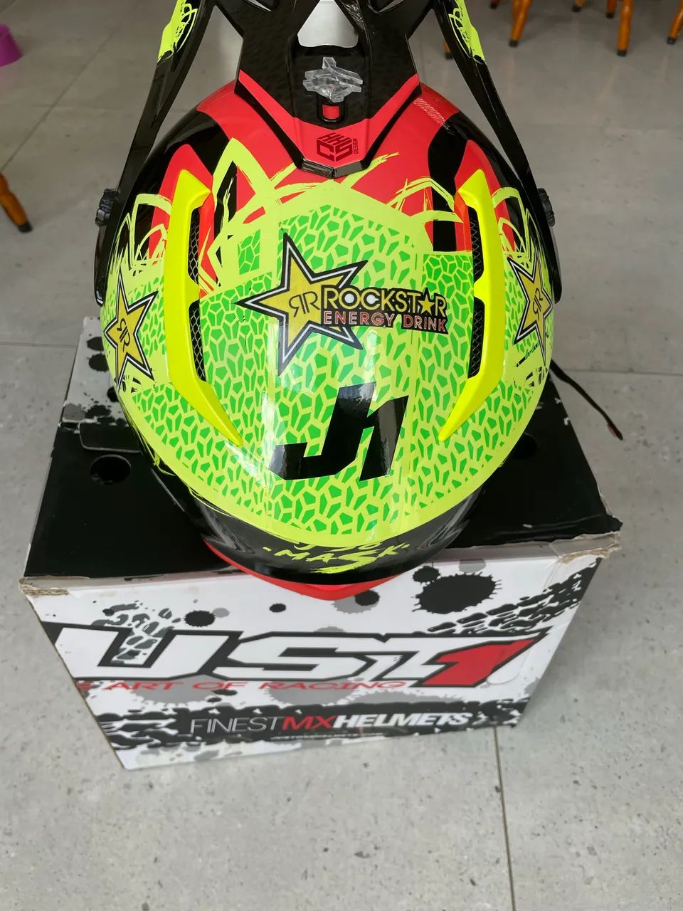 Capacete just1 motocross   fox airoh - Foto 5