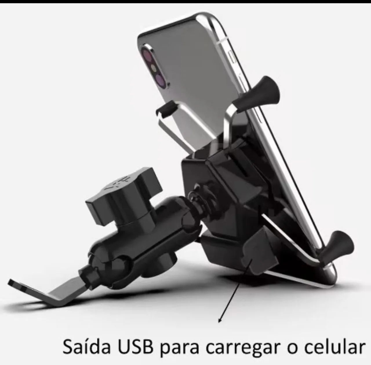 Suporte de celular pra moto aranha  - Foto 5