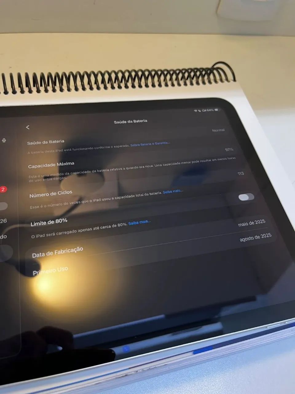 Ipad 11° A16 128gb na caixa
