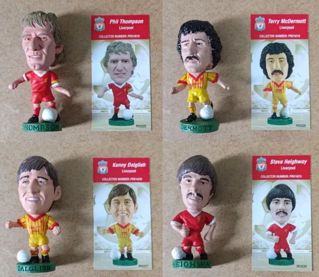 176★サッカー★kenny dalglish★prostars★フィギュア Mini craque Liverpool FC Legends Team Pack (2007) - Corinthian